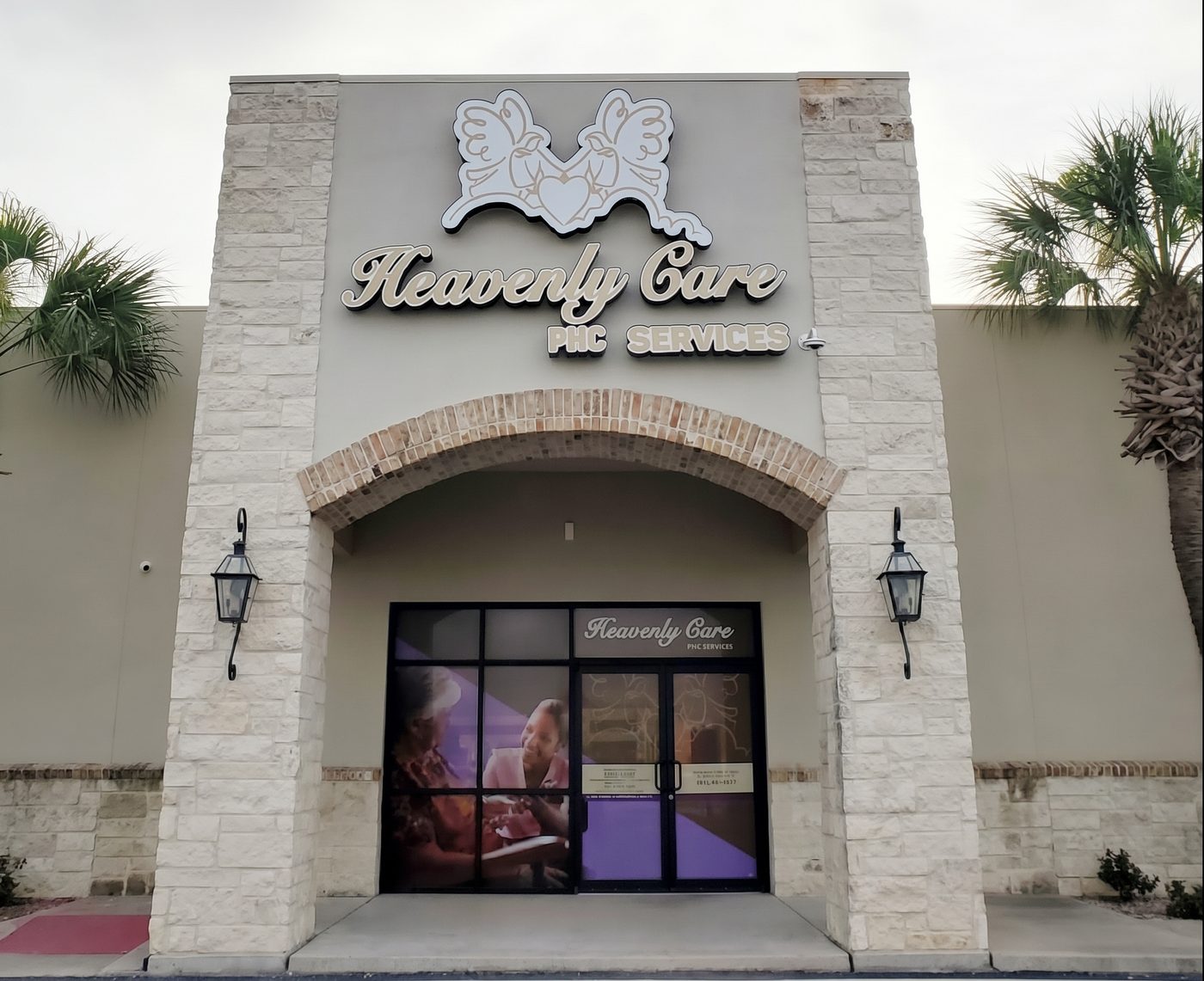 The Heavenly Care PHC Services office at 4842 S Jackson Rd in Edinburg, Texas